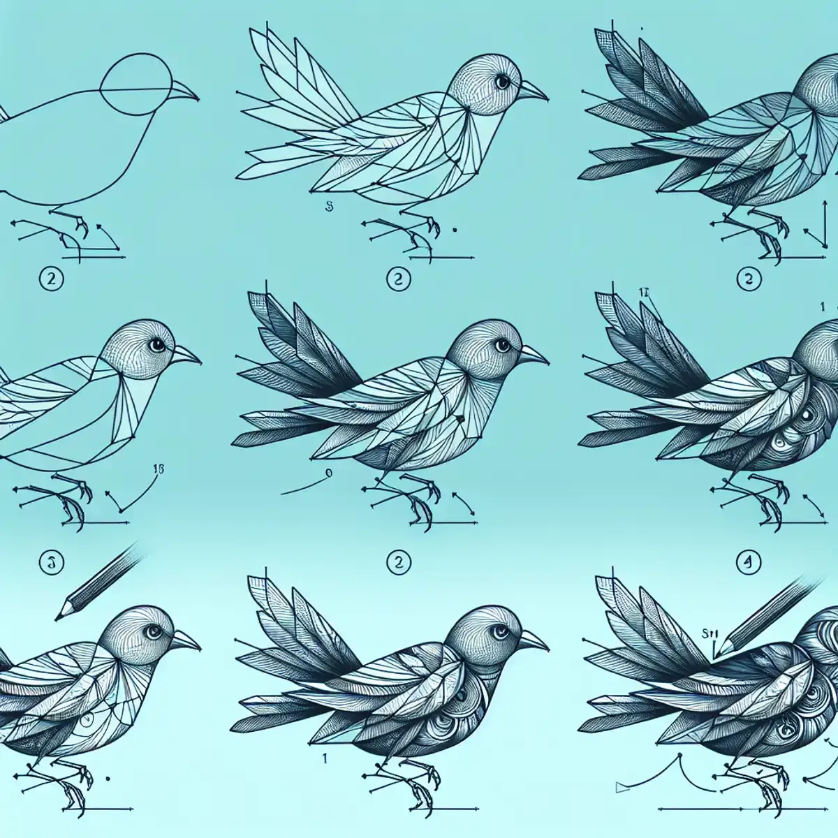 Draw a Bird: A Simple Step-by-Step Guide for Beginners