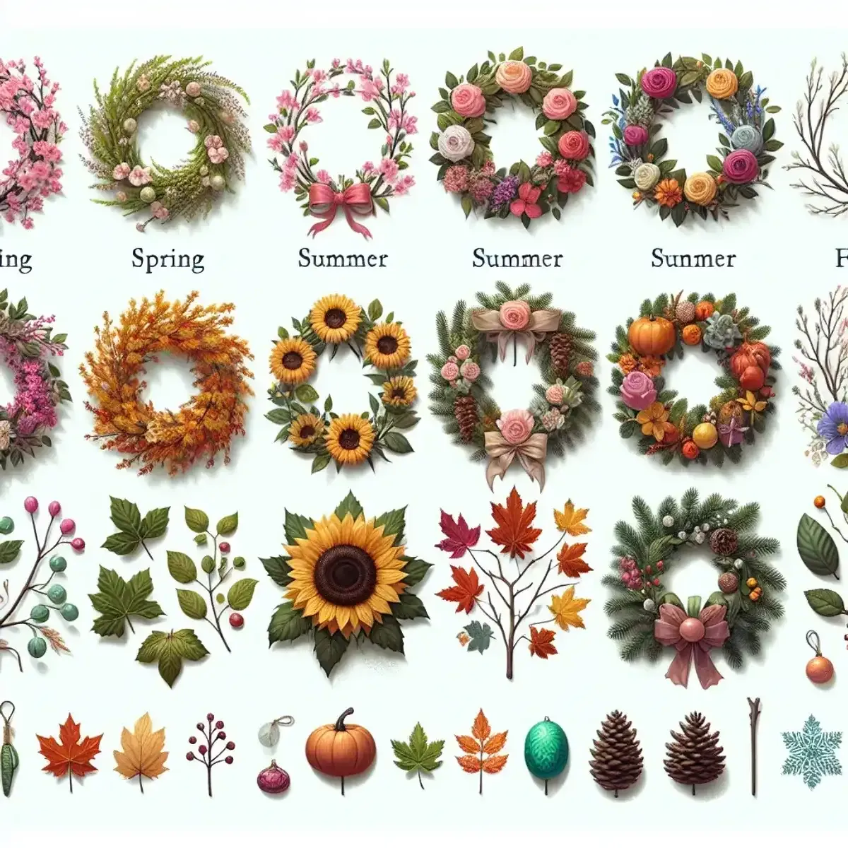 How to Design and Create a Seasonal Wreath for Home Décor: Natural vs Artificial Materials